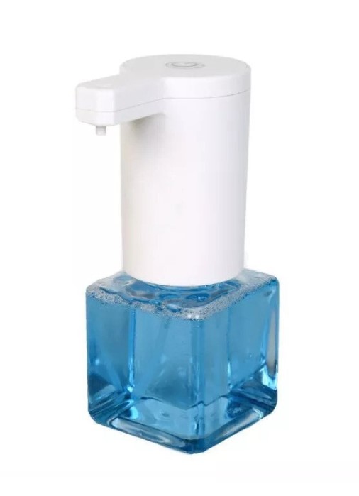 Érintésmentes szappanhab adagoló, beépített akkumulátorral